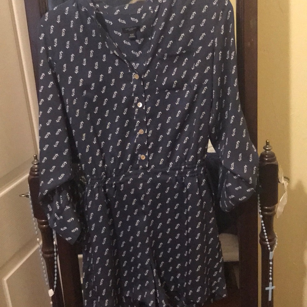 Ann Taylor 3/4-sleeve romper